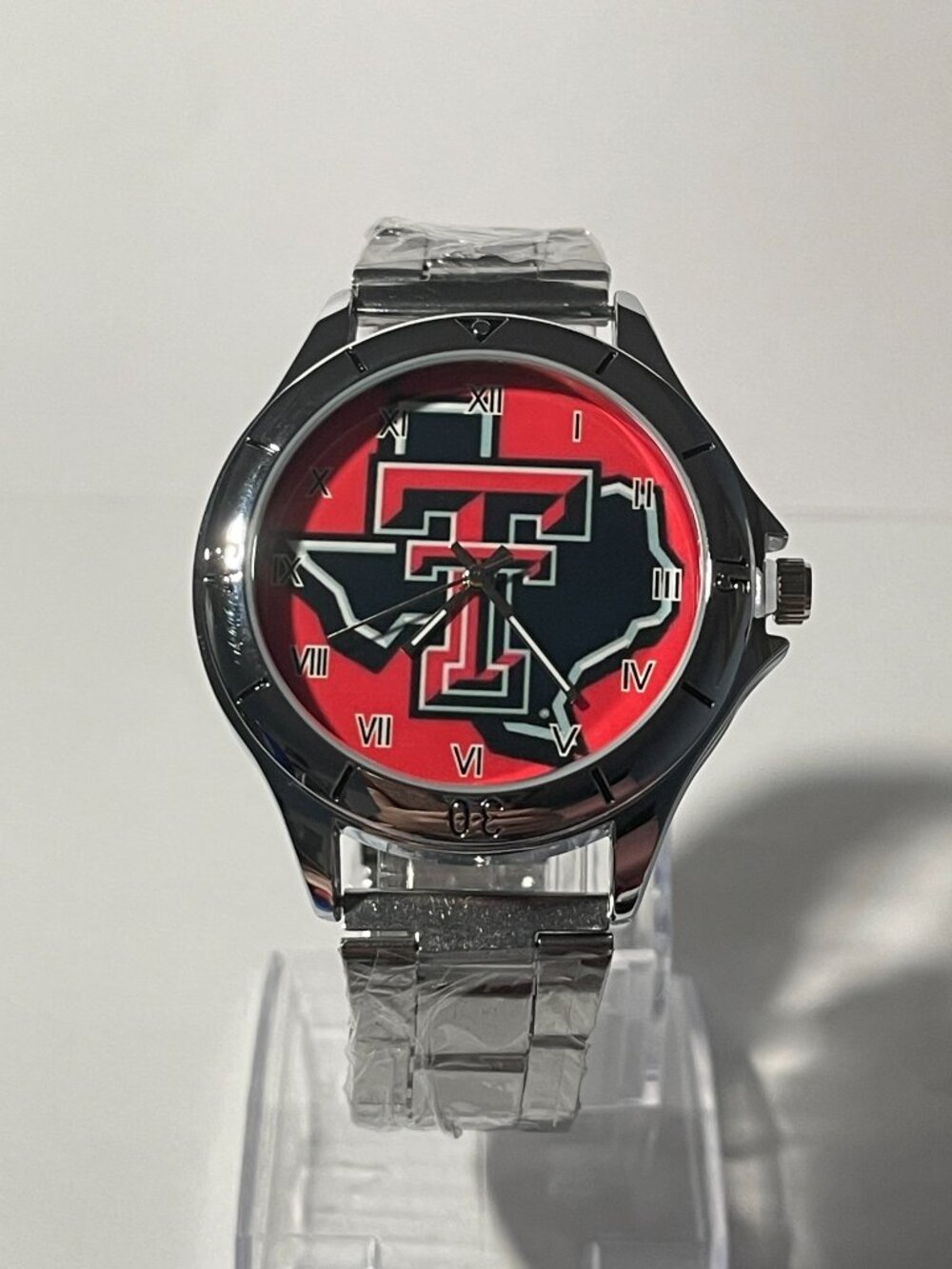 Texas Tech Red Raiders NCAA Stainless-Steel Men's Watch NEW